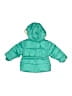 Old Navy 100% Polyurethane Solid Teal Snow Jacket Size 6-12 mo - photo 2