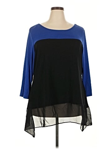 Kim Rogers 3/4 Sleeve Top (view 1)