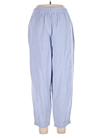 Madewell Plus Linen-Blend Track Trousers (view 2)