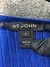 St. John Blue Sleeveless Top Size S - photo 3