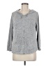 Indigo Rose Gray Zip Up Hoodie Size M (petite) - photo 1