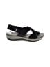 Clarks Black Gray Sandals Size 7 - photo 1