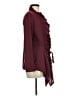 emerald Burgundy Long Sleeve Blouse Size M - photo 4
