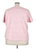 Basic Editions Pink Short Sleeve T-Shirt Size 4X - photo 2