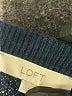 Ann Taylor LOFT Stars Black Pullover Sweater Size L - photo 7