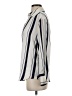 Zara Stripes Ivory Long Sleeve Blouse Size XS - photo 5