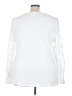 Unbranded 100% Polyester White Long Sleeve Blouse Size 3XL - photo 2