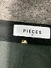 Pieces 100% Polyester Print Black Casual Skirt Size M - photo 4