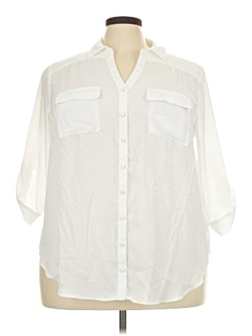 Torrid 3/4 Sleeve Blouse (view 1)