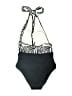 Cupshe Animal Print Black One Piece Swimsuit Size M - photo 2