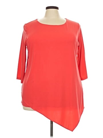 Susan Graver 3/4 Sleeve Top (view 1)