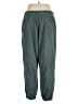 Nike 100% Polyester Solid Green Casual Pants Size XL - photo 2