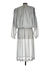 Liz Roberts 100% Polyester Chevron-herringbone Silver Casual Dress Size 13 - 14 - photo 2