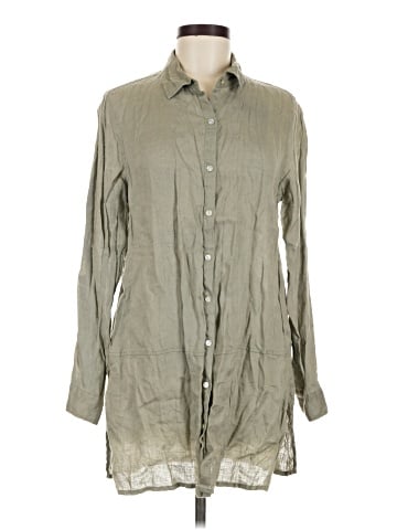 Tahari Long Sleeve Button-Down Shirt (view 1)