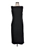 Bloomingdale's Solid Black Cocktail Dress Size 10 - photo 1