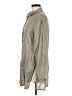 Tahari 100% Linen Gray Long Sleeve Button-Down Shirt Size M - photo 5