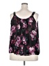Lane Bryant 100% Polyester Black Sleeveless Blouse Size 18 - photo 2