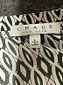 Chaus 100% Polyester Animal Print Silver 3/4 Sleeve Blouse Size L - photo 7