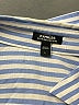 Express Stripes Blue Long Sleeve Button-Down Shirt Size L - photo 7