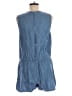 Gap 100% Lyocell Solid Blue Romper Size M - photo 2