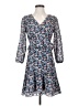 J.Crew 100% Polyester Paisley Blue Casual Dress Size 2 (petite) - photo 1