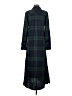 Faherty 100% Rayon Plaid Green Casual Dress Size XS - photo 2