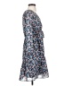 J.Crew 100% Polyester Paisley Blue Casual Dress Size 2 (petite) - photo 4