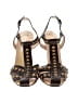 Pollini Graphic Gold Brown Sandals Size EU 40 - photo 2