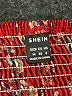 Shein 100% Polyester Paisley Red Casual Dress Size M - photo 7