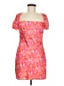 Beginning Boutique 100% Polyester Tropical Pink Cocktail Dress Size 6 - photo 1
