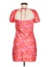 Beginning Boutique 100% Polyester Tropical Pink Cocktail Dress Size 6 - photo 2