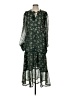 Allison 100% Polyester Paisley Green Casual Dress Size S - photo 1