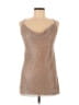 SNDYS. 100% Polyester Metallic Tan Gold Cocktail Dress Size 6 - photo 1
