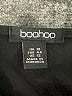 Boohoo Solid Black Cocktail Dress Size 12 - photo 4