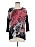 Chico's Black 3/4 Sleeve Top Size Med (1) - photo 1