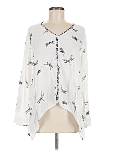 Karen Kane Long Sleeve Blouse (view 1)