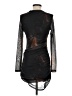 Shein Graphic Black Cocktail Dress Size 4 - photo 2