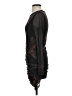 Shein Graphic Black Cocktail Dress Size 4 - photo 5