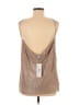 SNDYS. 100% Polyester Metallic Tan Gold Cocktail Dress Size 6 - photo 2
