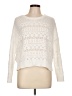 Central Park West 100% Cotton Ivory Pullover Sweater Size L - photo 1