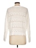 Central Park West 100% Cotton Ivory Pullover Sweater Size L - photo 2