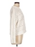 Central Park West 100% Cotton Ivory Pullover Sweater Size L - photo 4