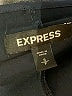 Express 100% Polyester Solid Black Casual Dress Size S - photo 7