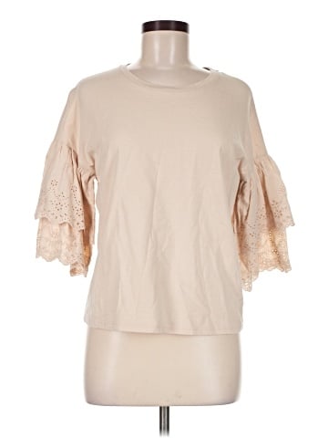 Topshop 3/4 Sleeve Top (view 1)