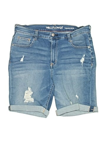 Wallflower Denim Shorts (view 1)