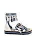 Meher Kakalia Graphic Blue White Sandals Size EU 35 - photo 1