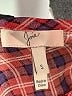 Joie 100% Silk Plaid Pink Long Sleeve Silk Top Size S - photo 7