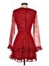 Mi ami 100% Polyester Stars Red Cocktail Dress Size S - photo 2