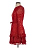 Mi ami 100% Polyester Stars Red Cocktail Dress Size S - photo 5