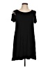 Lulus Solid Black Casual Dress Size L - photo 1